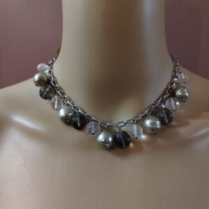 NWT initial outfitter beaded women's necklace and earrings set